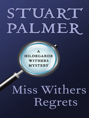 cover image of Miss Withers Regrets